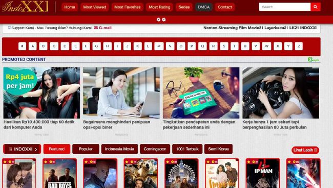 ancaman siber dan malware saat mengakses situs streaming film ilegal