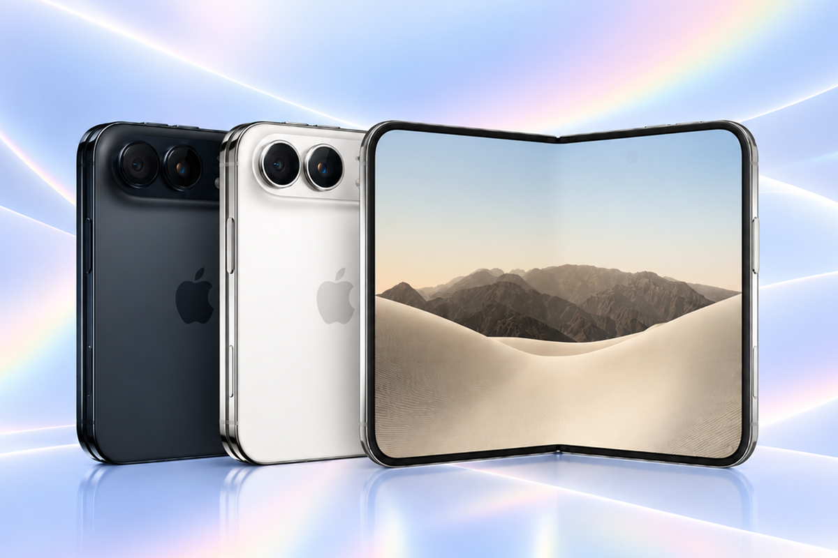 iPhone Duo 2 dengan fitur Face ID di bawah layar dan Action Button