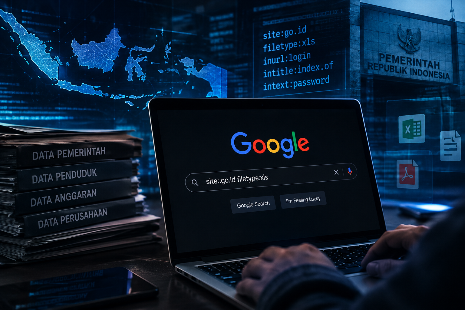 Mengulik Data Digital Open Source Indonesia Menggunakan Google Dorking